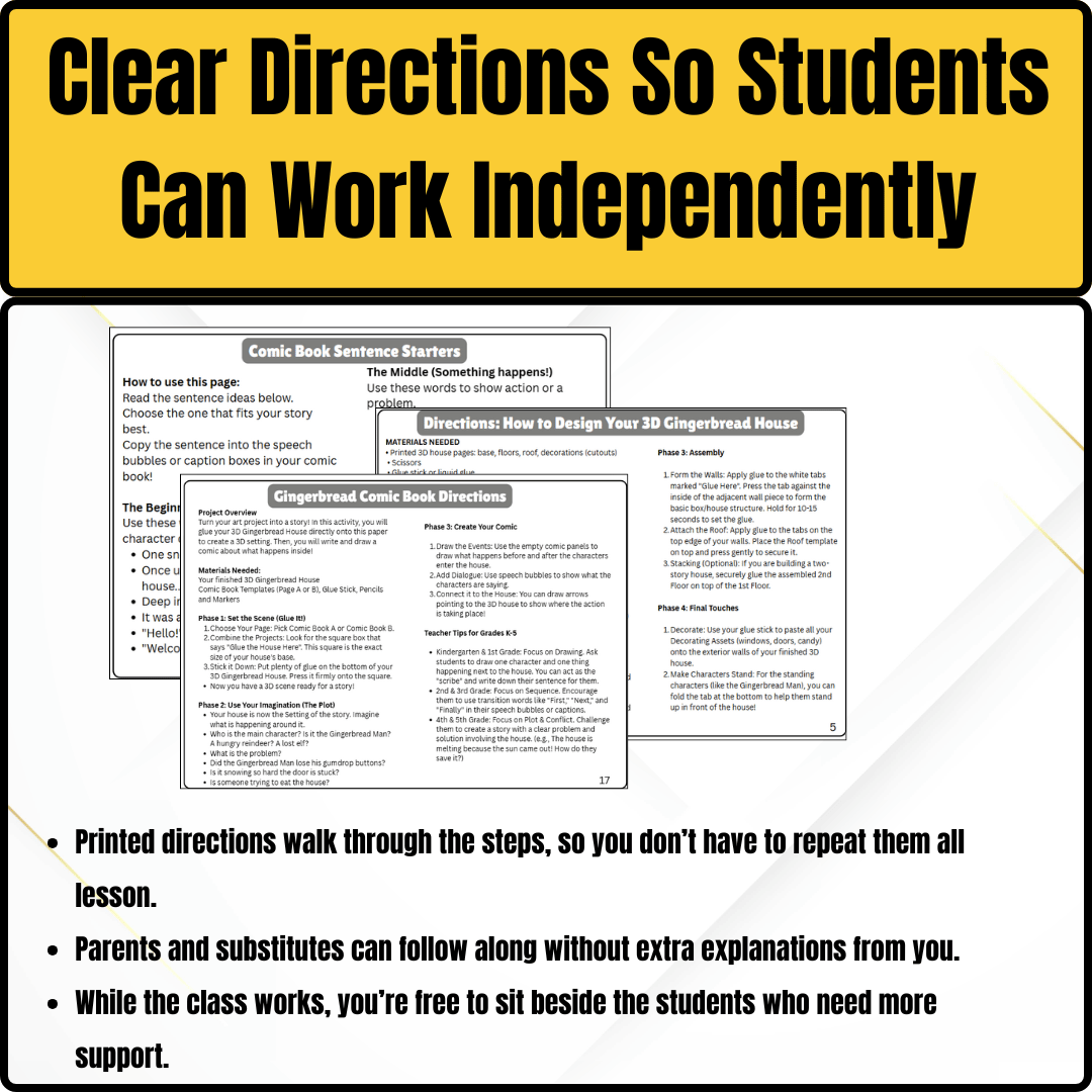 3D Gingerbread House Engineering: A Project-Based Learning Project