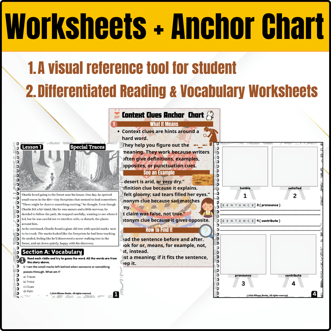 The Active-Mind Vocabulary Builder: Context Clues & Tier 2 Word Mastery Set 3