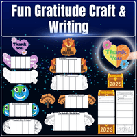 Fold & Reveal Gratitude Keepsake Craft: Mindfulness + Fine Motor Project