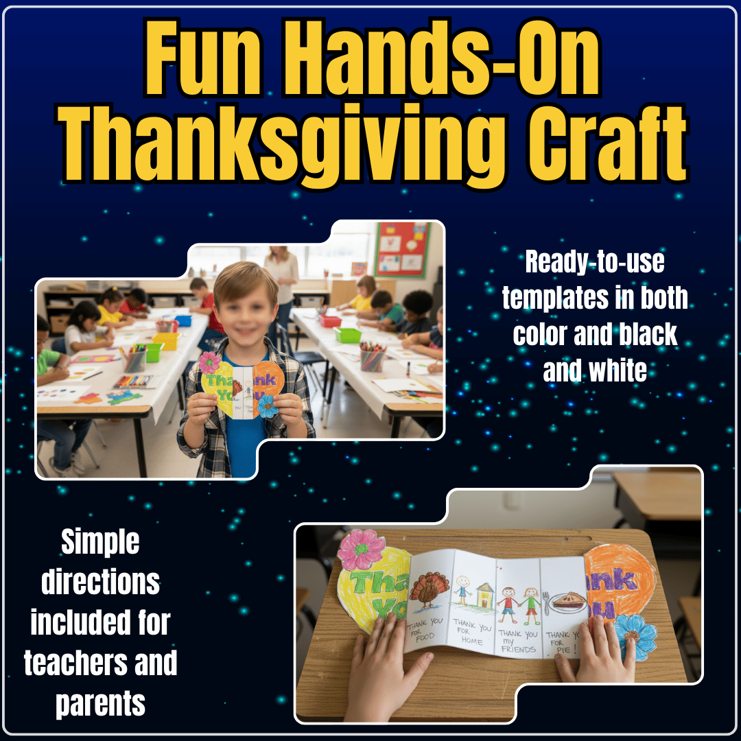 Fold & Reveal Gratitude Keepsake Craft: Mindfulness + Fine Motor Project