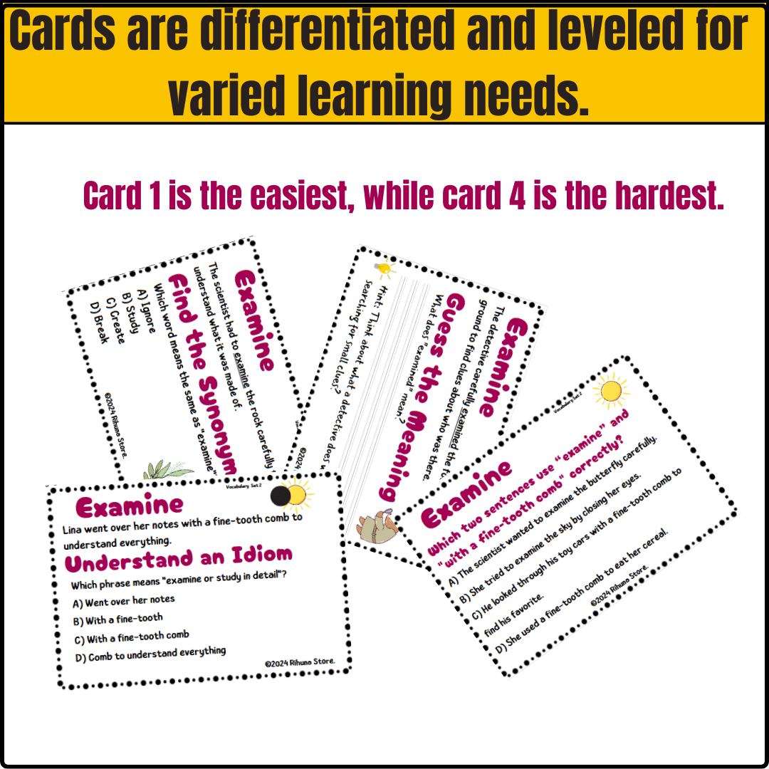 The Active-Mind Vocabulary Builder: Context Clues & Tier 2 Word Mastery Set 3