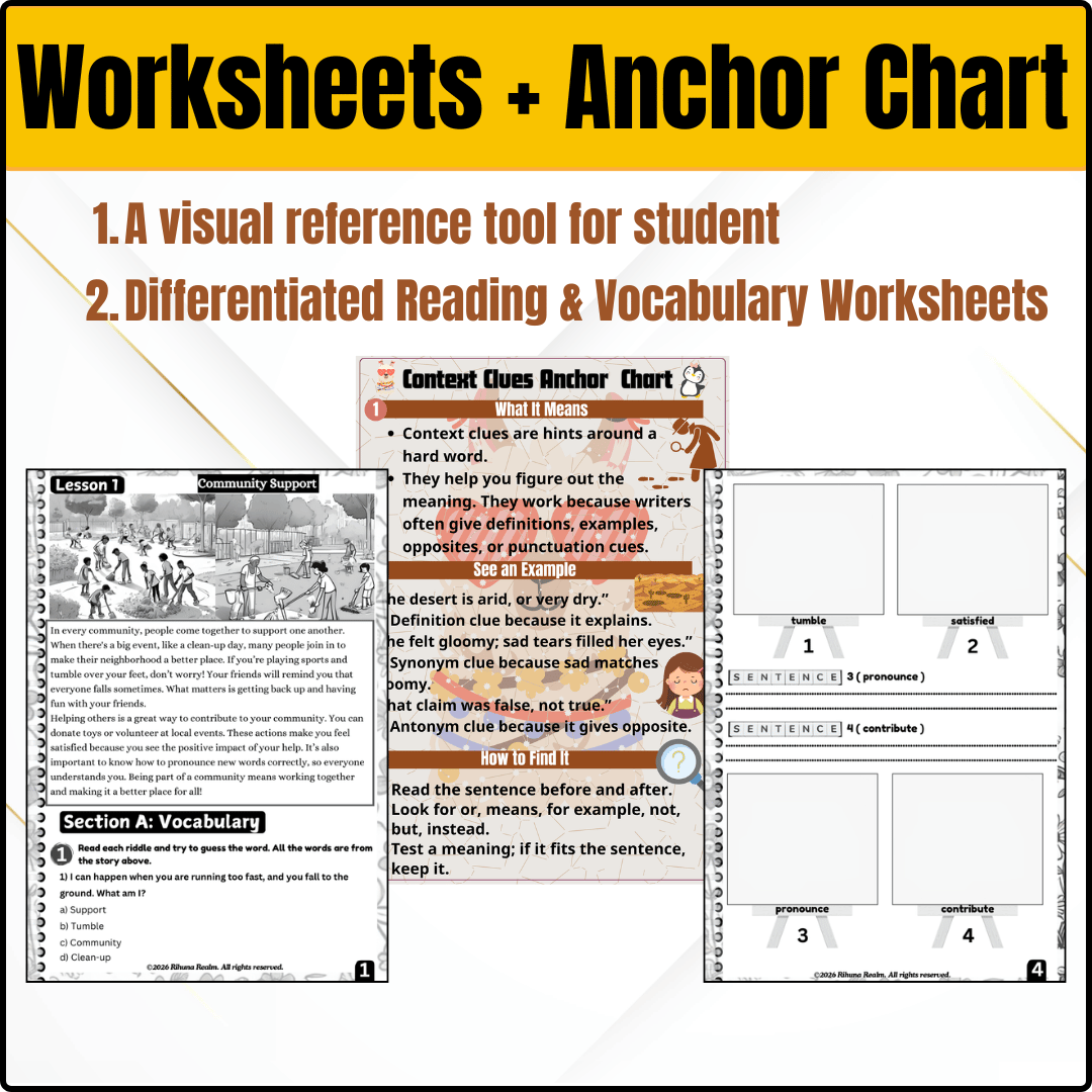 The Active-Mind Vocabulary Builder: Context Clues & Tier 2 Word Mastery Set 2