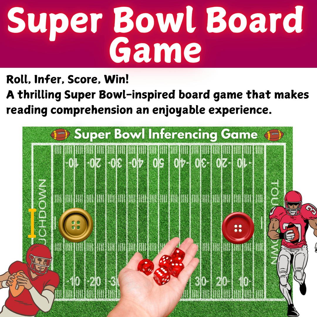 The Anti-Brain Rot Super Bowl Board Game & Task Cards: Gamified Intervention for Making Inferences