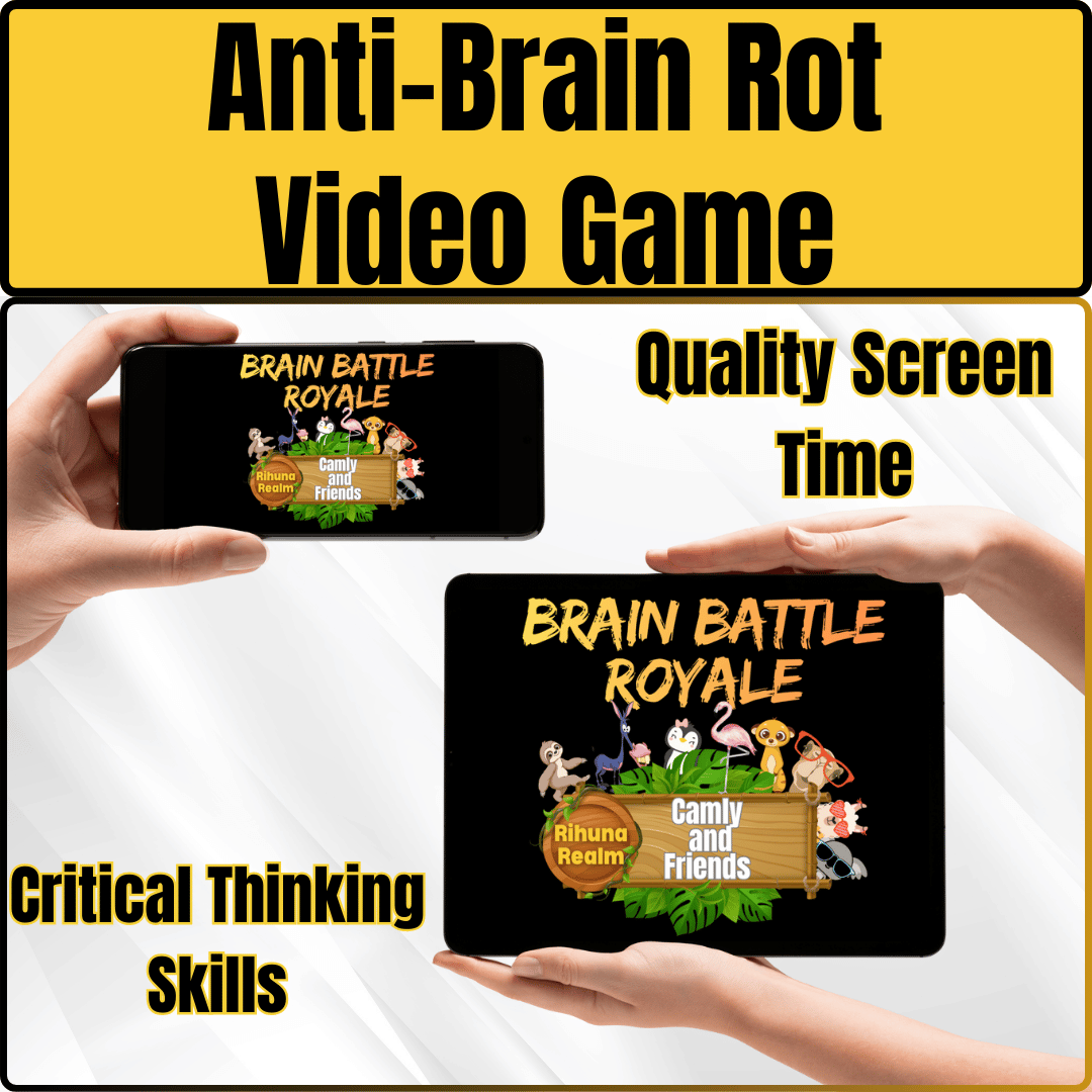 Reading comprehension and vocabulary browser game screenshot